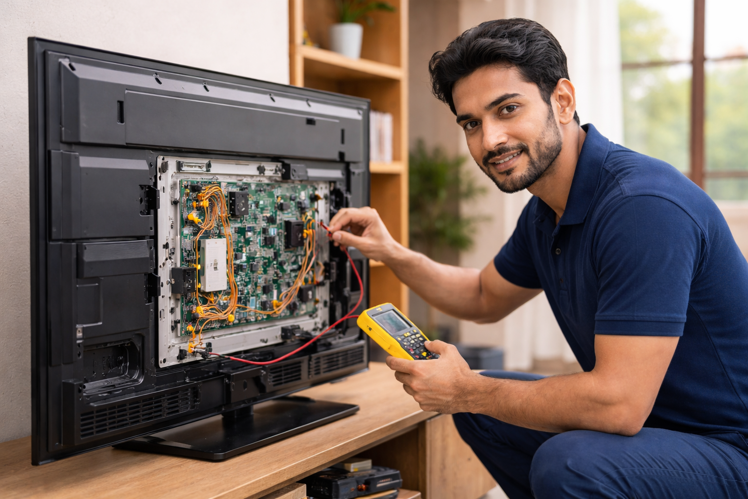 Double door refrigerator repair — thermostat and compressor service